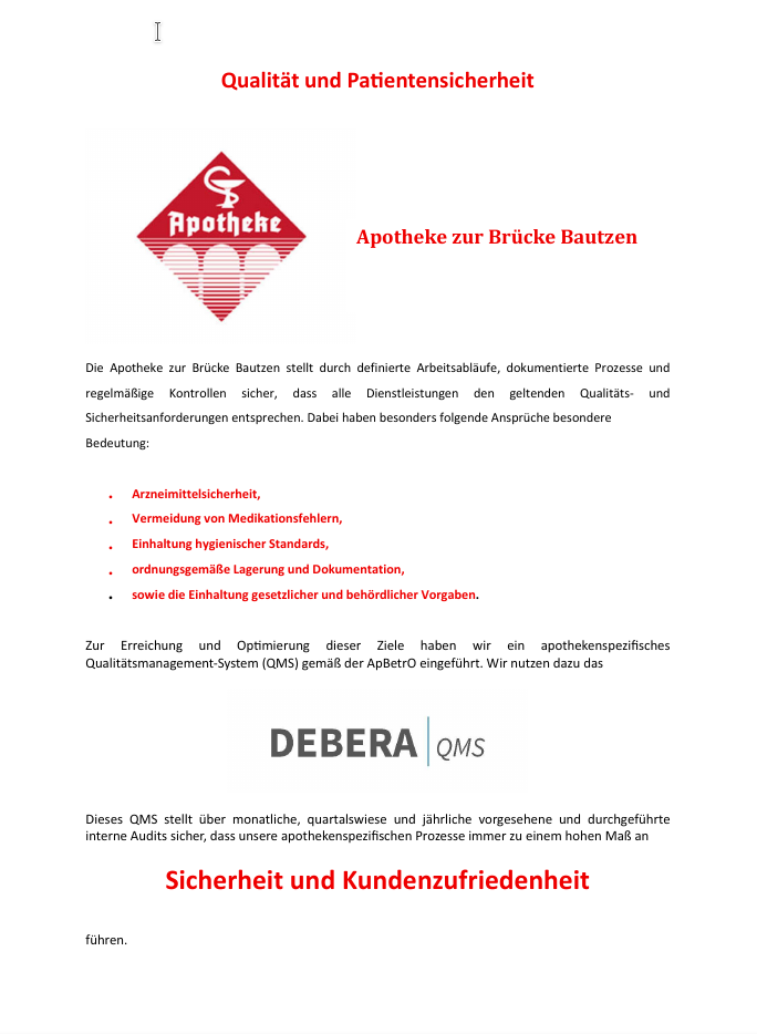 qms versprechen